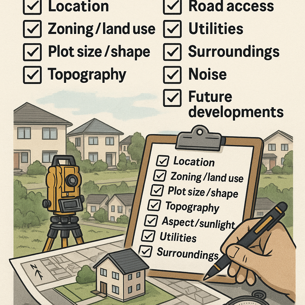 土地探しで失敗しない7つのチェックポイント【プロが教える現地確認術】